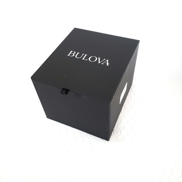 NWT Bulova Heart Silver Stainless Steel Watch